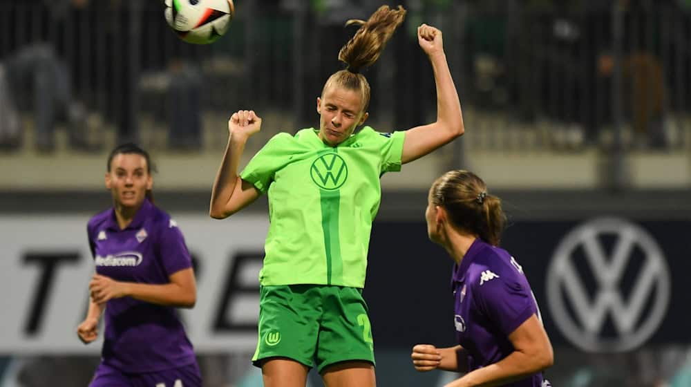 Torschützin gegen Florenz: Vivien Endemann vom VfL Wolfsburg. / Foto: Swen Pförtner/dpa