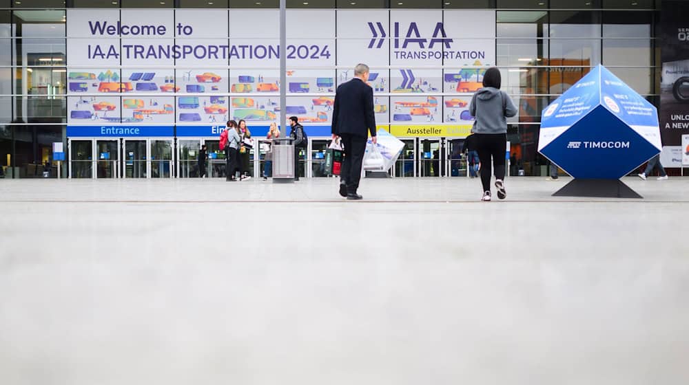 Die diesjährige IAA Transportation steht unter dem Motto «People and Goods on the Move». / Foto: Julian Stratenschulte/dpa