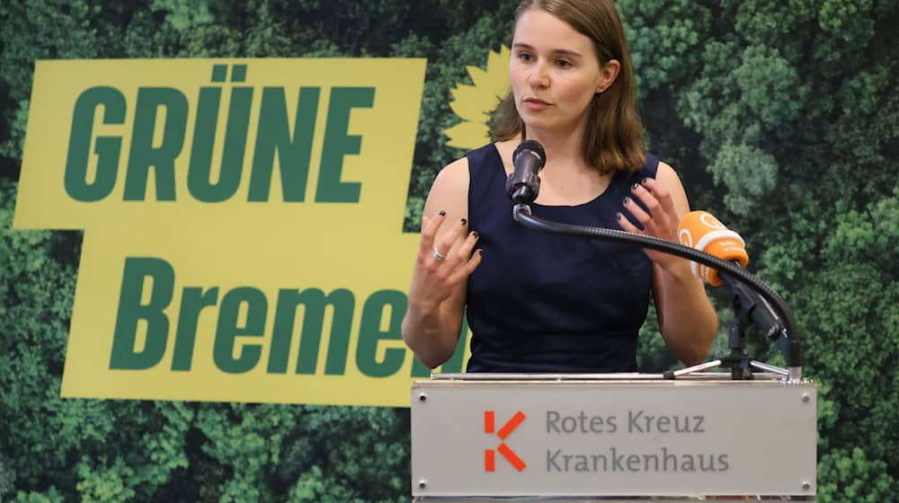 Franziska Tell bleibt als Vorstandssprecherin im Amt – die Grünen suchen nun einen zweiten Sprecher. (Archivbild)  / Foto: Focke Strangmann/dpa