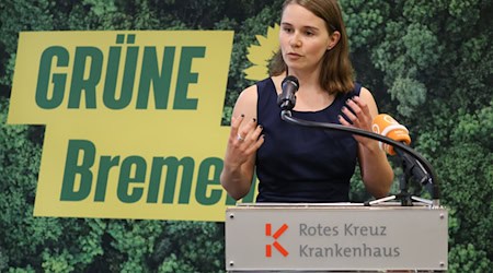 Franziska Tell bleibt als Vorstandssprecherin im Amt – die Grünen suchen nun einen zweiten Sprecher. (Archivbild)  / Foto: Focke Strangmann/dpa