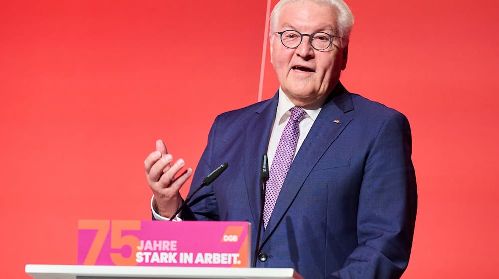 Bundespräsident Frank-Walter Steinmeier besucht für drei Tage die Kreisstadt Nordhorn im Westen Niedersachsens. (Archivfoto) / Foto: Annette Riedl/dpa