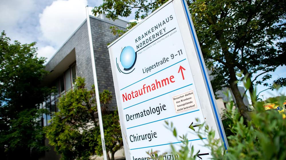 Nach wirtschaftlichen Schwierigkeiten hat das Krankenhaus auf der Insel Norderney einen Insolvenzantrag gestellt. / Foto: Hauke-Christian Dittrich/dpa