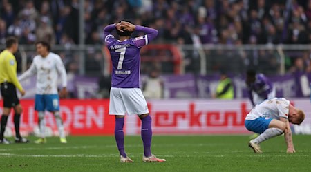 Duell der Enttäuschten: VfL Osnabrück gegen Hansa Rostock. / Foto: Friso Gentsch/dpa