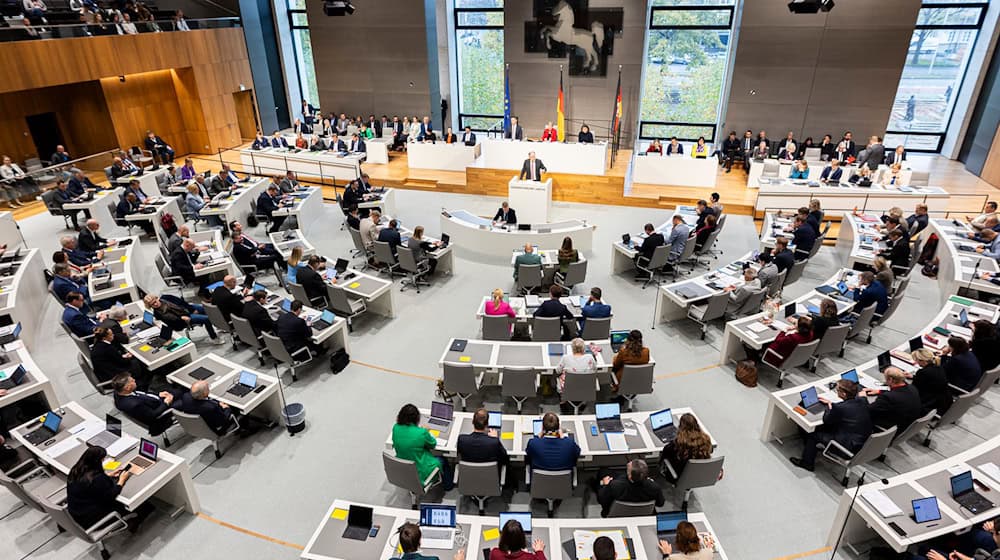 Niedersachsens Landtag berät derzeit über den Haushaltsplan für das kommende Jahr. (Archivbild) / Foto: Michael Matthey/dpa