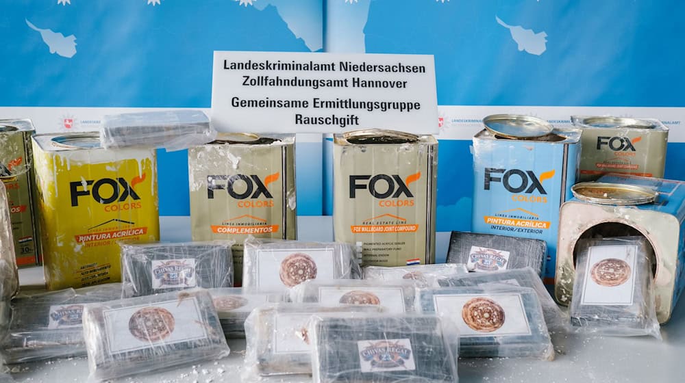 Das Kokain wurde beschlagnahmt, aber führende Köpfe der mutmaßlichen Bande konnten fliehen. Ein Staatsanwalt soll sie gewarnt haben. (Archivbild) / Foto: Ole Spata/dpa