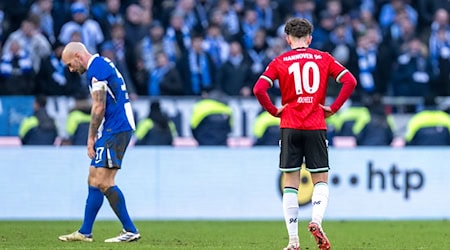 Mit dem 0:0 dürften weder Hannover 96 noch Hertha BSC zufrieden in die Winterpause gehen. / Foto: David Inderlied/dpa