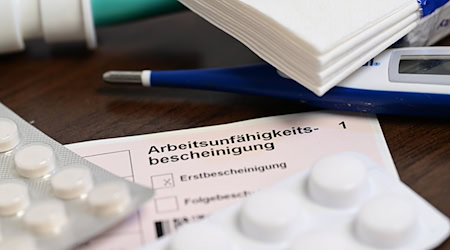 Die DAK-Gesundheit meldet: Der Krankenstand in Niedersachsen ist 2024 im Vergleich zum Vorjahr leicht gesunken. (Symbolbild) / Foto: Bernd Weißbrod/dpa/dpa-tmn