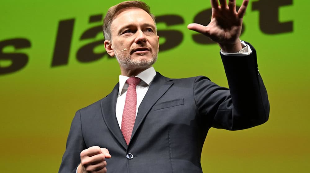 Der FDP-Vorsitzende Christian Lindner kommt zum Wahlkampf nach Lüneburg und Bremen. (Archivfoto) / Foto: Bernd Weißbrod/dpa