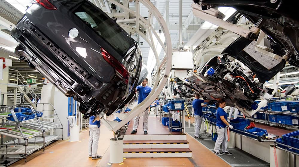 Der Automobilsektor ist in Niedersachsen sehr ausgeprägt. (Archivbild)  / Foto: Julian Stratenschulte/dpa