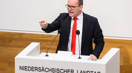 Der SPD-Fraktionsvorsitzende Grant Hendrik Tonne warnt die Union vor einer gemeinsamen Abstimmung mit der AfD. / Foto: Ella Wenzel/dpa