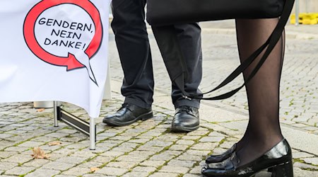 Die Volksinitiative fordert unter anderem, dass in Behördentexten nicht gegendert werden darf. (Archivbild)  / Foto: Julian Stratenschulte/dpa