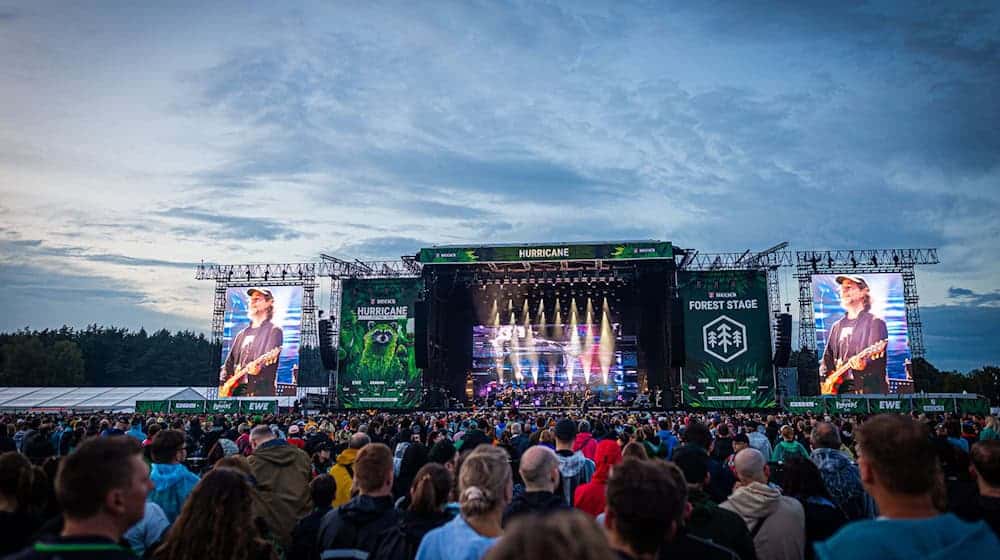 Das Hurricane Festival zählt zu den größten in Deutschland. (Archivbild) / Foto: Moritz Frankenberg/dpa