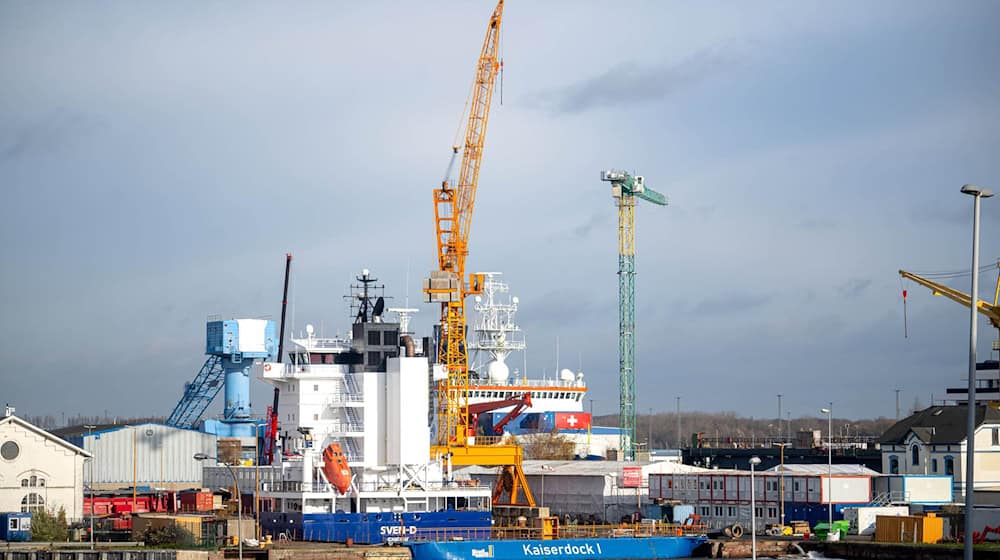 Neuer Millionen-Auftrag für die Lloyd Werft in Bremerhaven. (Archivbild) / Foto: Sina Schuldt/dpa