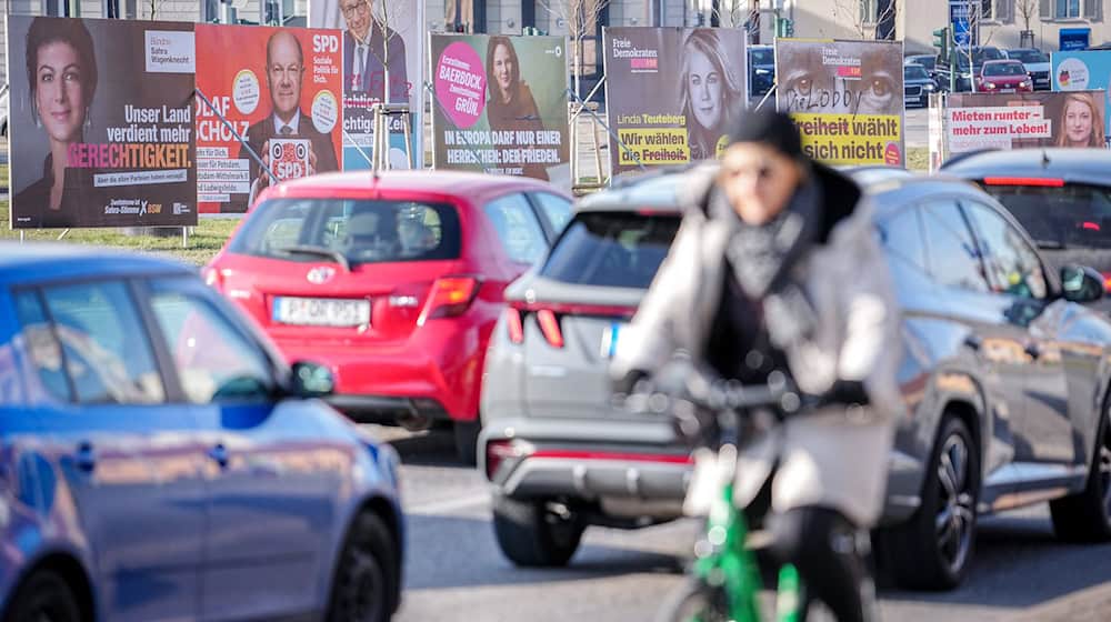 Der kurze Winterwahlkampf war zuletzt geprägt von der Debatte über eine Begrenzung der Migration. (Archivbild) / Foto: Kay Nietfeld/dpa