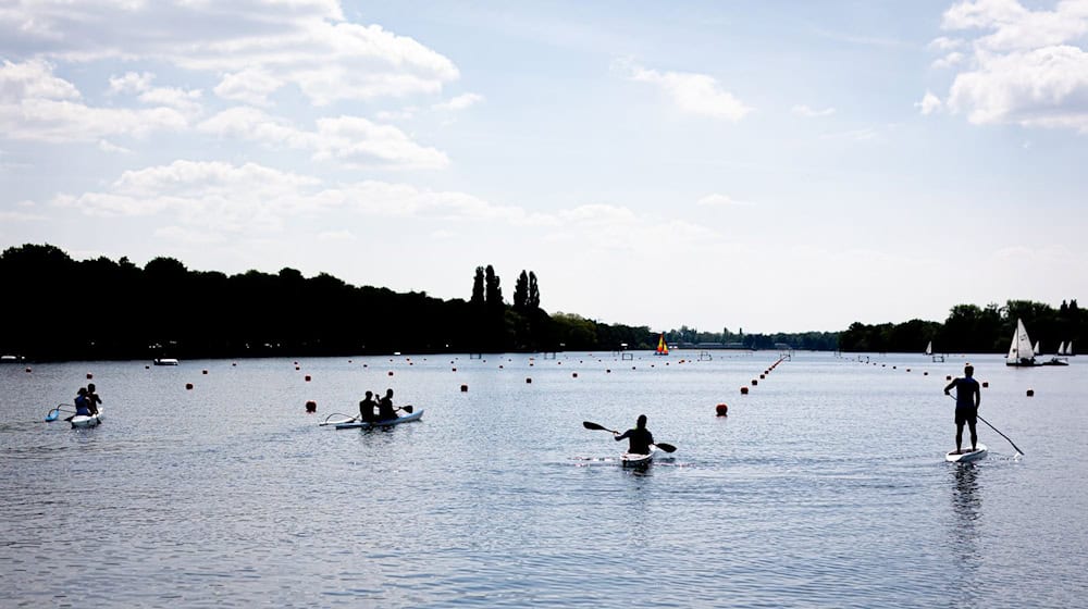 Auch auf dem Maschsee finden 2026 Wettbewerbe der Finals statt. / Foto: Moritz Frankenberg/dpa