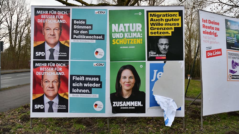 Vor der Bundestagswahl verzeichnen viele Parteien Zuwachs. (Archivfoto) / Foto: Ella Wenzel/dpa