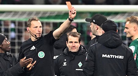 Werder-Trainer Ole Werner ist für eine Partie gesperrt worden. / Foto: Carmen Jaspersen/dpa