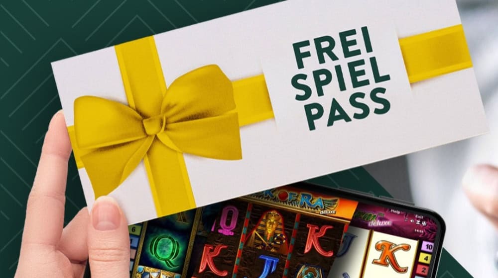 Der Freispiel-Pass von DIE SPIELBANK / Bild: DIE SPIELBANK