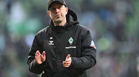 Das Ergebnis stimmt wieder nicht, mit der Leistung war Werder-Coach Ole Werner aber zufrieden. / Foto: Carmen Jaspersen/dpa