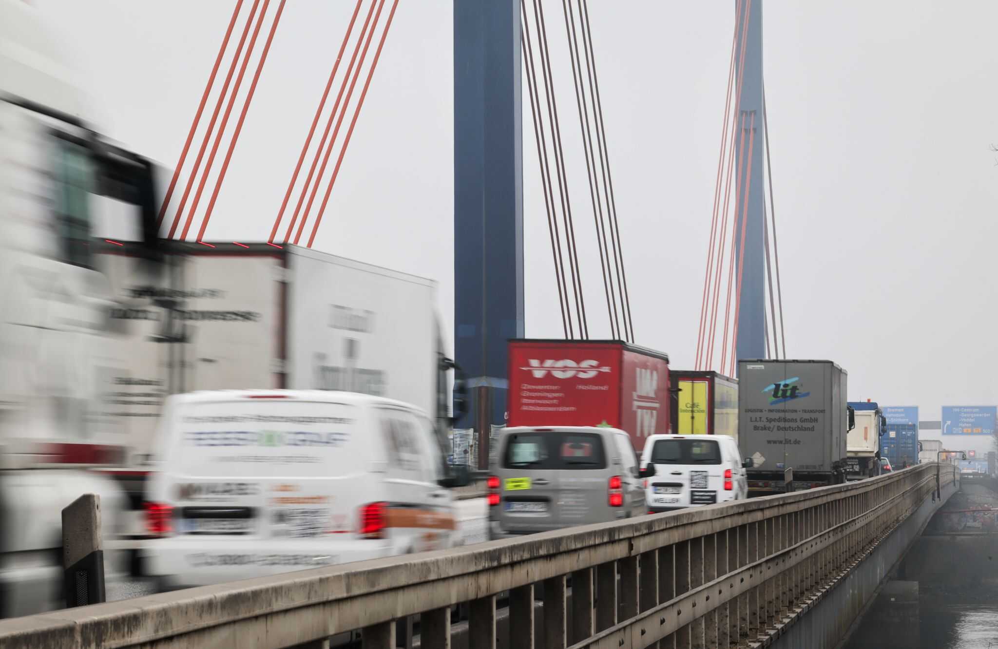 Autohof A1 Richtung Hamburg