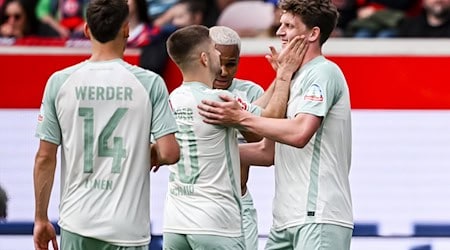 Werder jubelt am letzten Spieltag. / Foto: Harry Langer/dpa