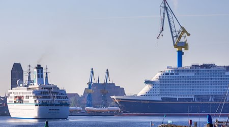 Das frühere ZDF-Traumschiff eröffnet die Kreuzfahrersaison 2025 in der Welterbe-Stadt.  / Foto: Jens Büttner/dpa