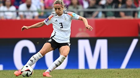 Kathrin Hendrich verlässt den VfL Wolfsburg. / Foto: Sebastian Christoph Gollnow/dpa