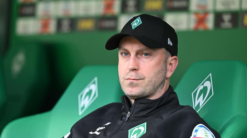 Nicht mehr Trainer von Werder Bremen: Ole Werner. / Foto: Carmen Jaspersen/dpa
