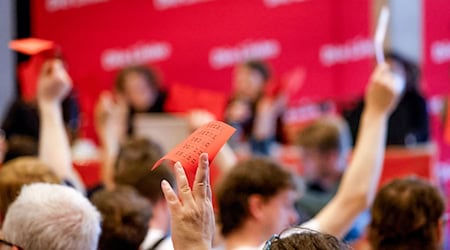 In einem Leitantrag zieht die Partei eine Halbzeitbilanz. / Foto: Focke Strangmann/dpa