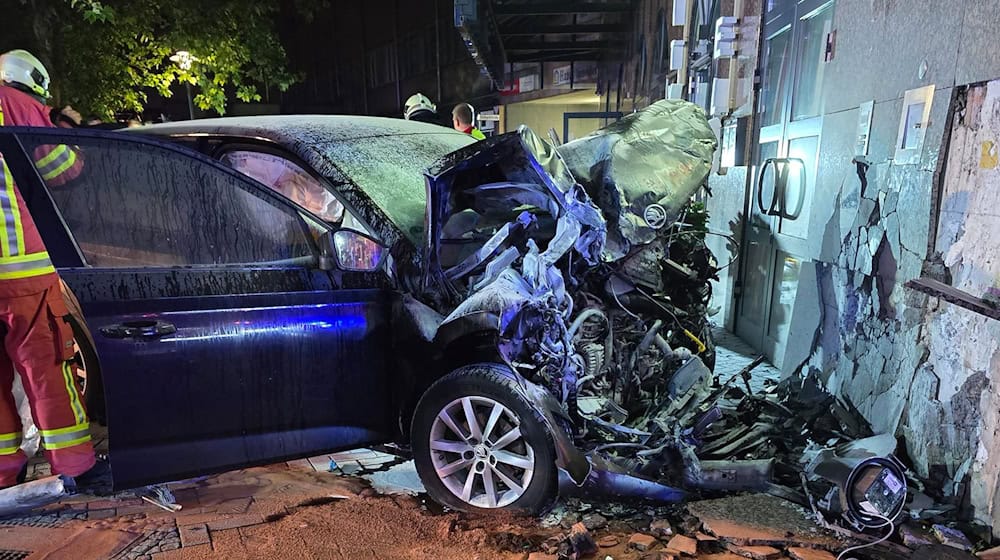 Vor dem Unfall beschleunigte die Fahrerin offenbar stark.  / Foto: -/Stadt Hildesheim/dpa