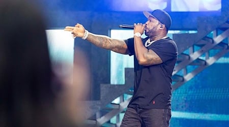 50 Cent, der mit bürgerlichem Namen Curtis Jackson heißt, gilt als einer der erfolgreichsten Rapper der Welt und spielte auch schon in mehreren Filmen mit. / Foto: Michael Matthey/dpa
