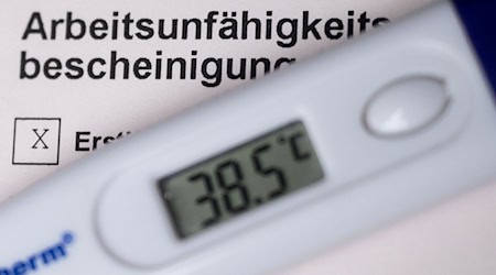 Der Krankenstand in Niedersachsen steigt im ersten Quartal im Vergleich zum Vorjahreszeitraum leicht - vor allem Atemwegsprobleme nehmen zu. (Symbolbild) / Foto: Marijan Murat/dpa