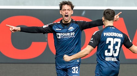 Wolfsburgs Wunschspieler: Aaron Zehnter vom SC Paderborn. / Foto: David Inderlied/dpa