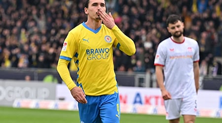 Vor dem Abschied nach Hamburg: Braunschweigs Rayan Philippe. / Foto: Swen Pförtner/dpa