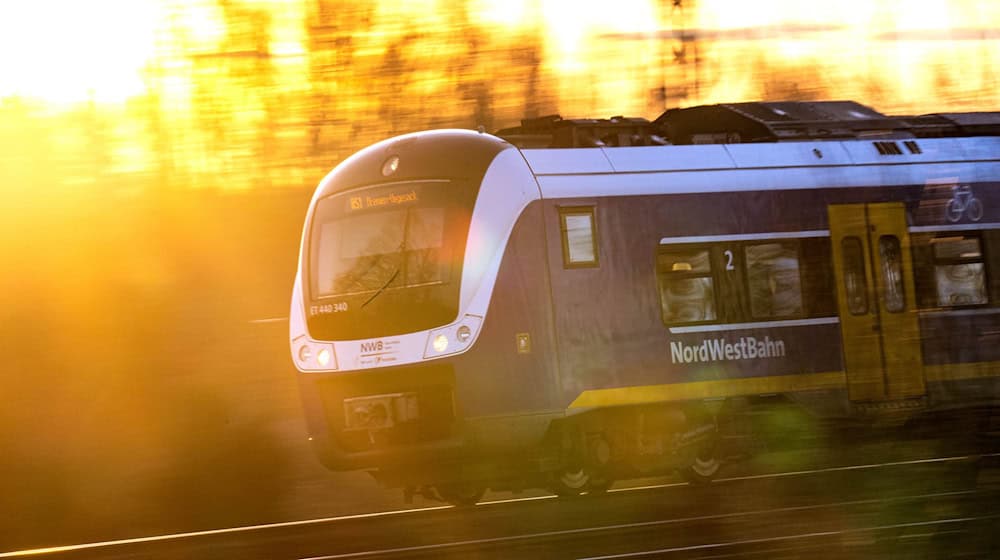 Einige Fahrgäste wählten laut der Bundespolizei den Notruf, nachdem der Zug infolge eines Defekts auf freier Strecke stoppen musste. (Symbolbild) / Foto: Sina Schuldt/dpa
