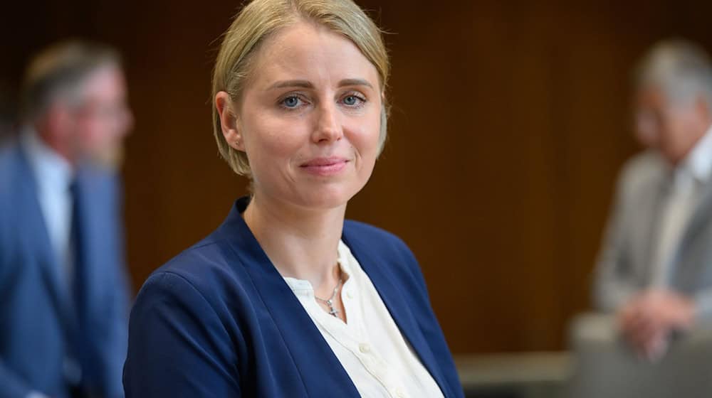 Die AfD-Abgeordnete Behrendt spricht von einem «Geburtennotstand». (Archivbild) / Foto: Julian Stratenschulte/dpa