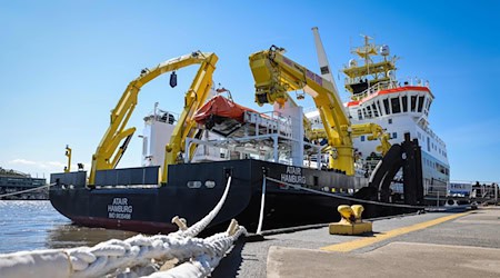 Mit dem Schiff soll die Nordsee vermessen werden. (Archivfoto) / Foto: Christian Charisius/dpa