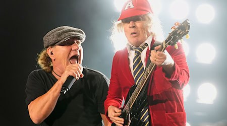 Die Rockband AC/DC, hier in Kalifornien, tritt im August in Karlsruhe auf. (Archivbild) / Foto: Chris Pizzello/Invision/AP/dpa