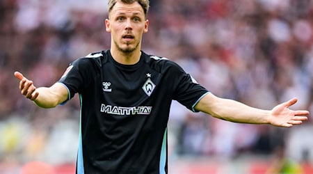 Senne Lynen hat seinen Vertrag bei Werder Bremen verlängert. / Foto: Tom Weller/dpa