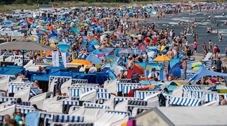 Die Tourismuswirtschaft im Norden blickt laut einer Umfrage sorgenvoll auf die aktuelle Lage. (Archivbild) / Foto: Stefan Sauer/dpa