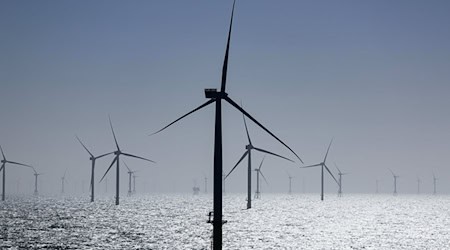 Windräder stehen in einem Windpark in der Nordsee. (Archivbild) / Foto: Christian Charisius/dpa