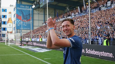 Marius Wörl kehrt zu Arminia Bielefeld zurück. / Foto: Friso Gentsch/dpa