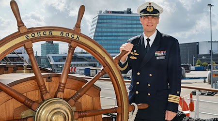 Kommandant Elmar Bornkessel will den Segelanteil der «Gorch Fock» erhöhen. / Foto: Ulrich Perrey/dpa