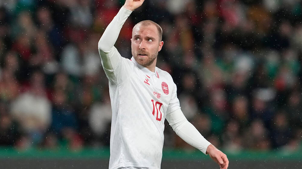Der neue Wolfsburg-Spieler Christian Eriksen. / Foto: Armando Franca/AP/dpa