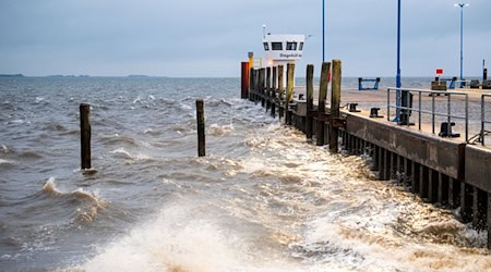 Der erste Herbststurm der Saison soll sich gegen Nachmittag wieder beruhigen. / Foto: Daniel Bockwoldt/dpa/Daniel Bockwoldt
