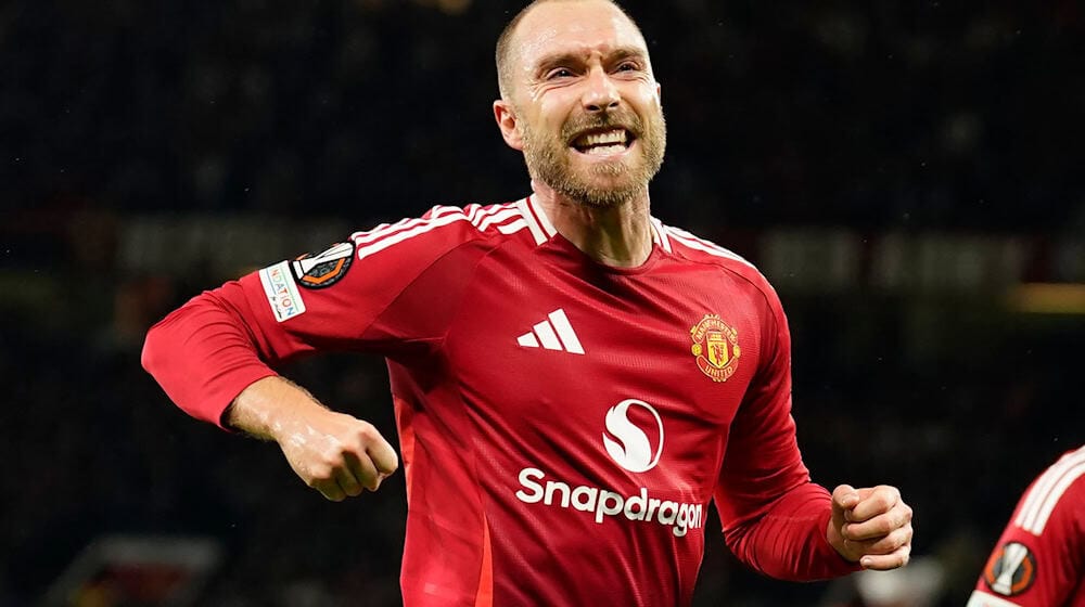 Christian Eriksen wird mit dem VfL Wolfsburg in Verbindung gebracht. / Foto: Dave Thompson/AP/dpa