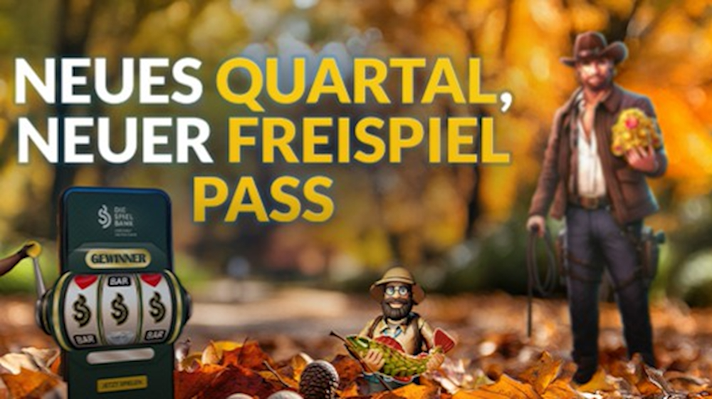 Mit dem Freispiel-Pass das Quartal voller Spielspaß erleben. / Bild: DIE SPIELBANK