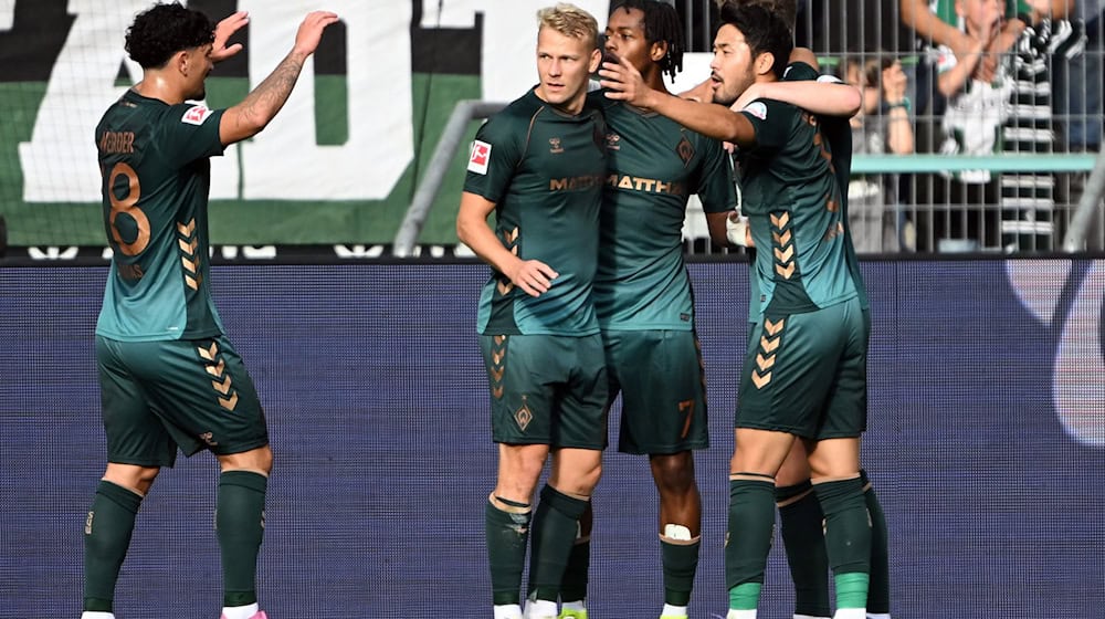 Werder nutzte die Abwehrschwächen Gladbachs gnadenlos aus / Foto: Federico Gambarini/dpa