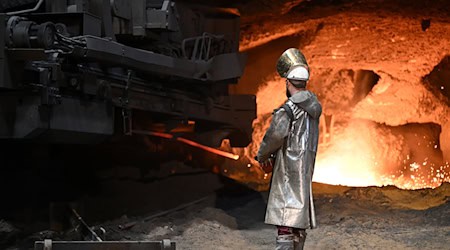 Die Stahlindustrie in Deutschland leidet unter gestiegenen Energiekosten / Foto: Federico Gambarini/dpa