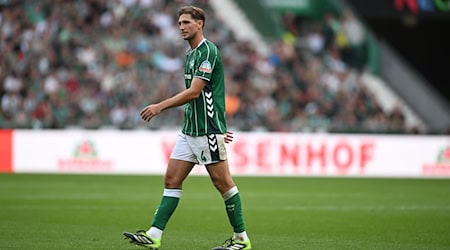 Werder Bremen muss gegen den SC Freiburg auf Niklas Stark verzichten. / Foto: Carmen Jaspersen/dpa